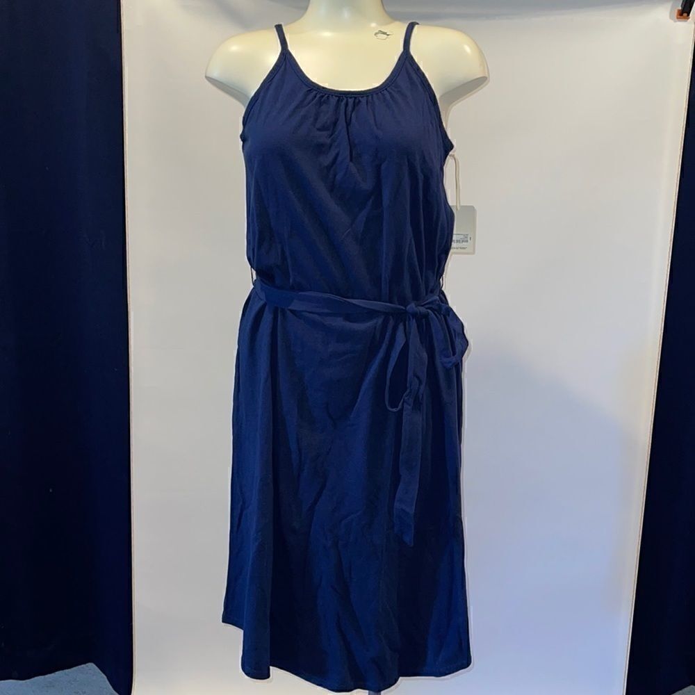 Ana spaghetti strap navy blue lounge dress size xs